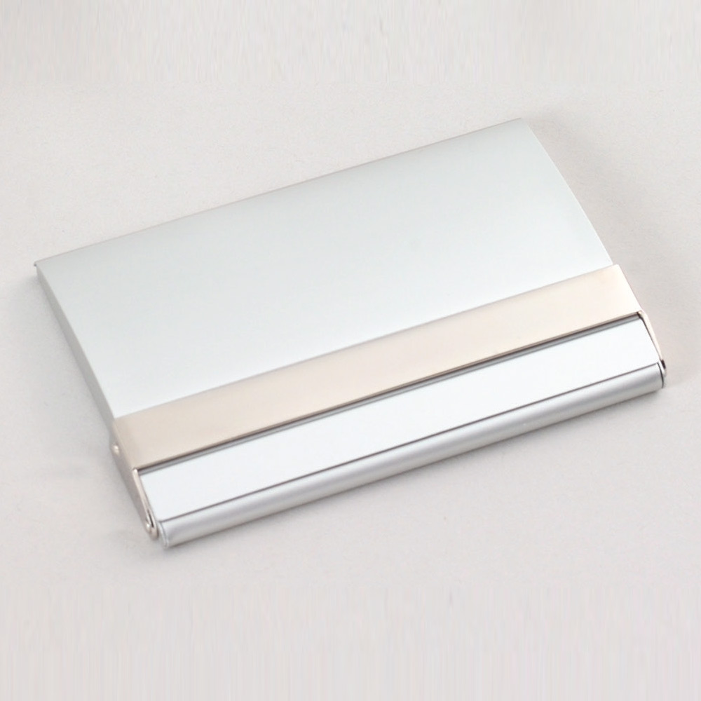 Matte Silver Business Card Case Awards for Less
